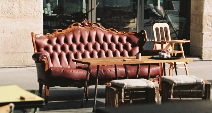 vintage sofa