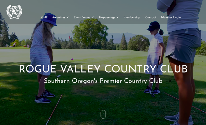 Rogue Valley's Membership and Marketing director knew that reaching prospective members starts with a strong marketing website.