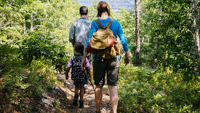 The Pinehills_hiking, family, outdoors, private community (Photo credit: The Pinehills)